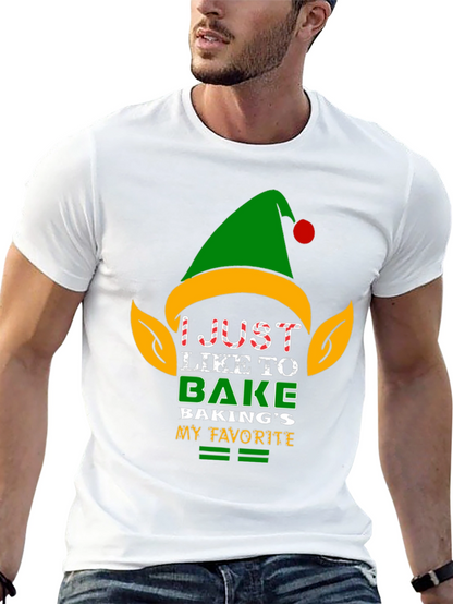 Funny Christmas Baking Elf T-Shirt
