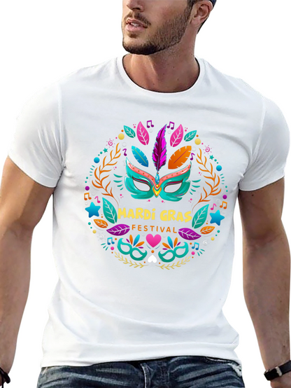Mardi Gras Festival Black T-Shirt