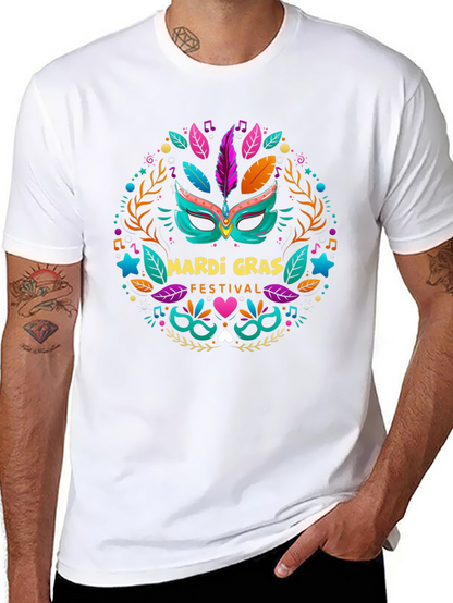 Mardi Gras Festival Black T-Shirt