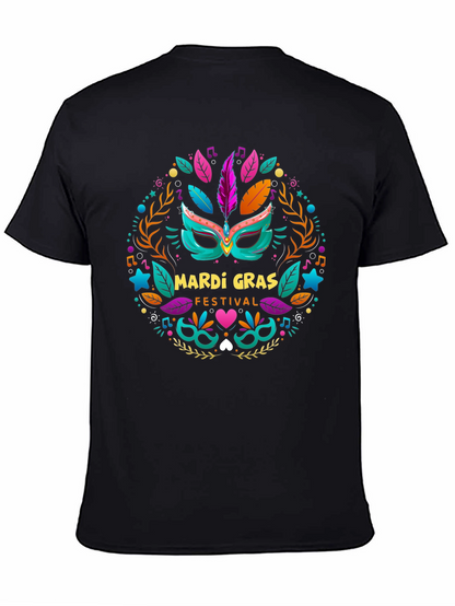 Mardi Gras Festival Black T-Shirt