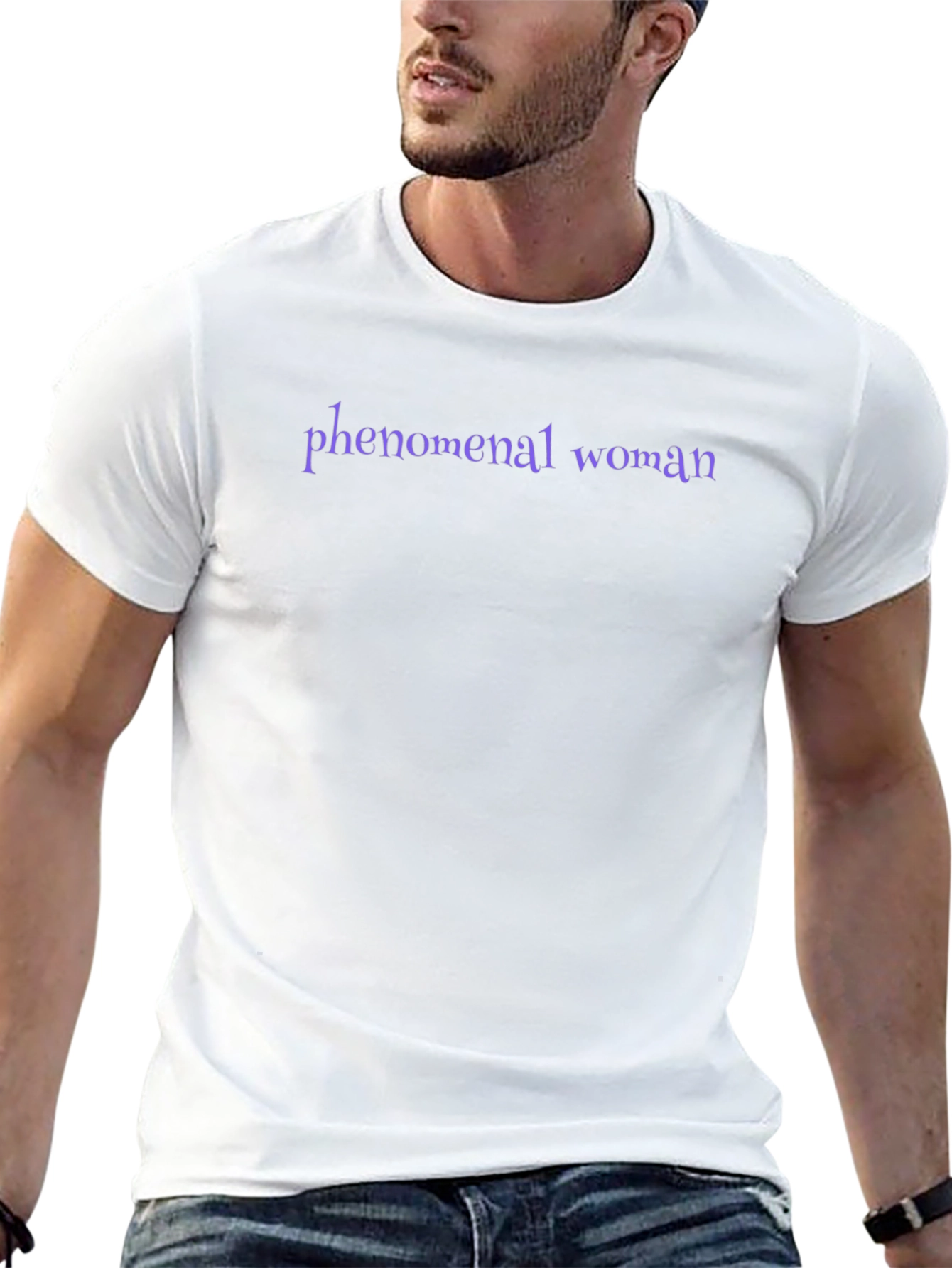 Phenomenal Woman Black T-Shirt