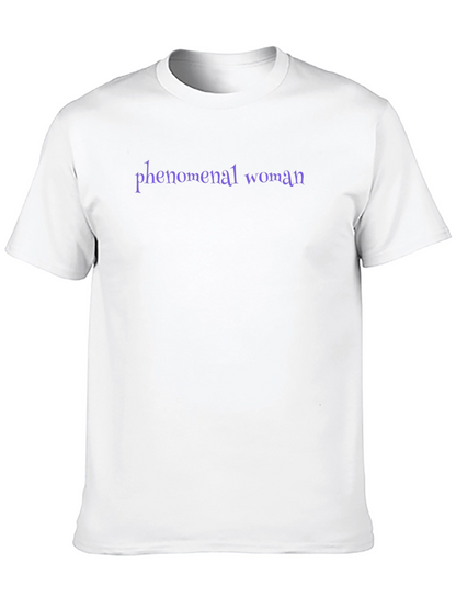 Phenomenal Woman Black T-Shirt