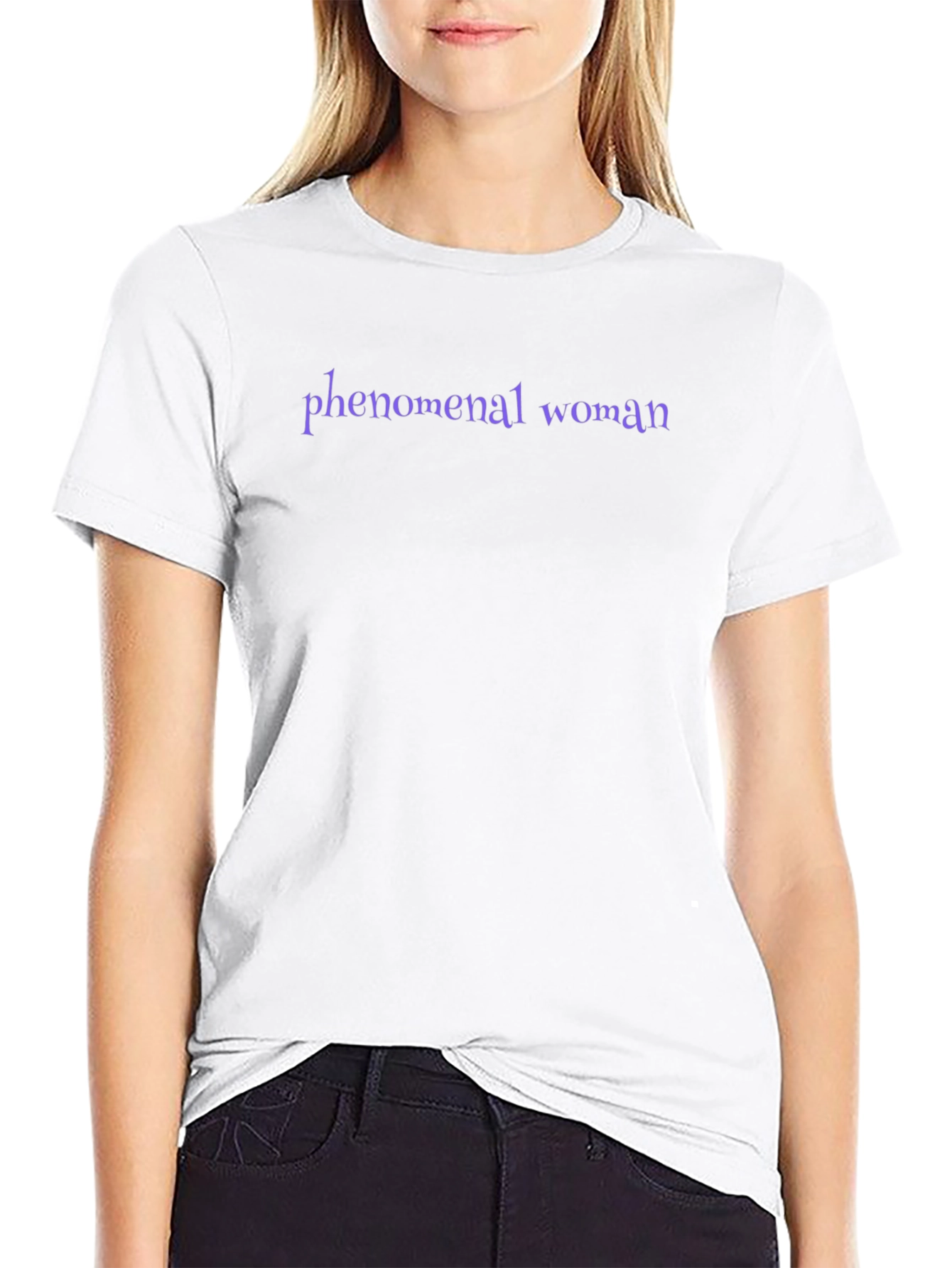 Phenomenal Woman Black T-Shirt
