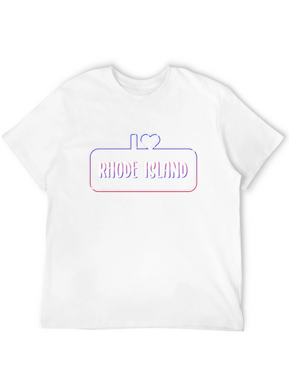 I Love Rhode Island Black T-Shirt