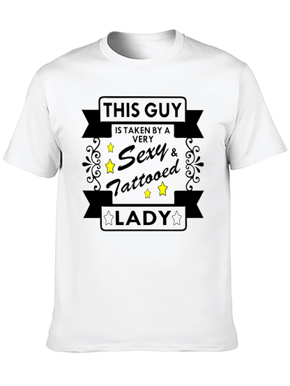 Funny Graphic Tee - Taken by a Tattooed Lady