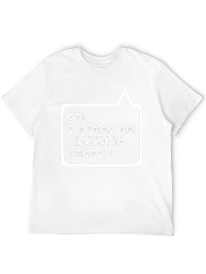 Id Rather Be Smoking Cigars Black T-Shirt