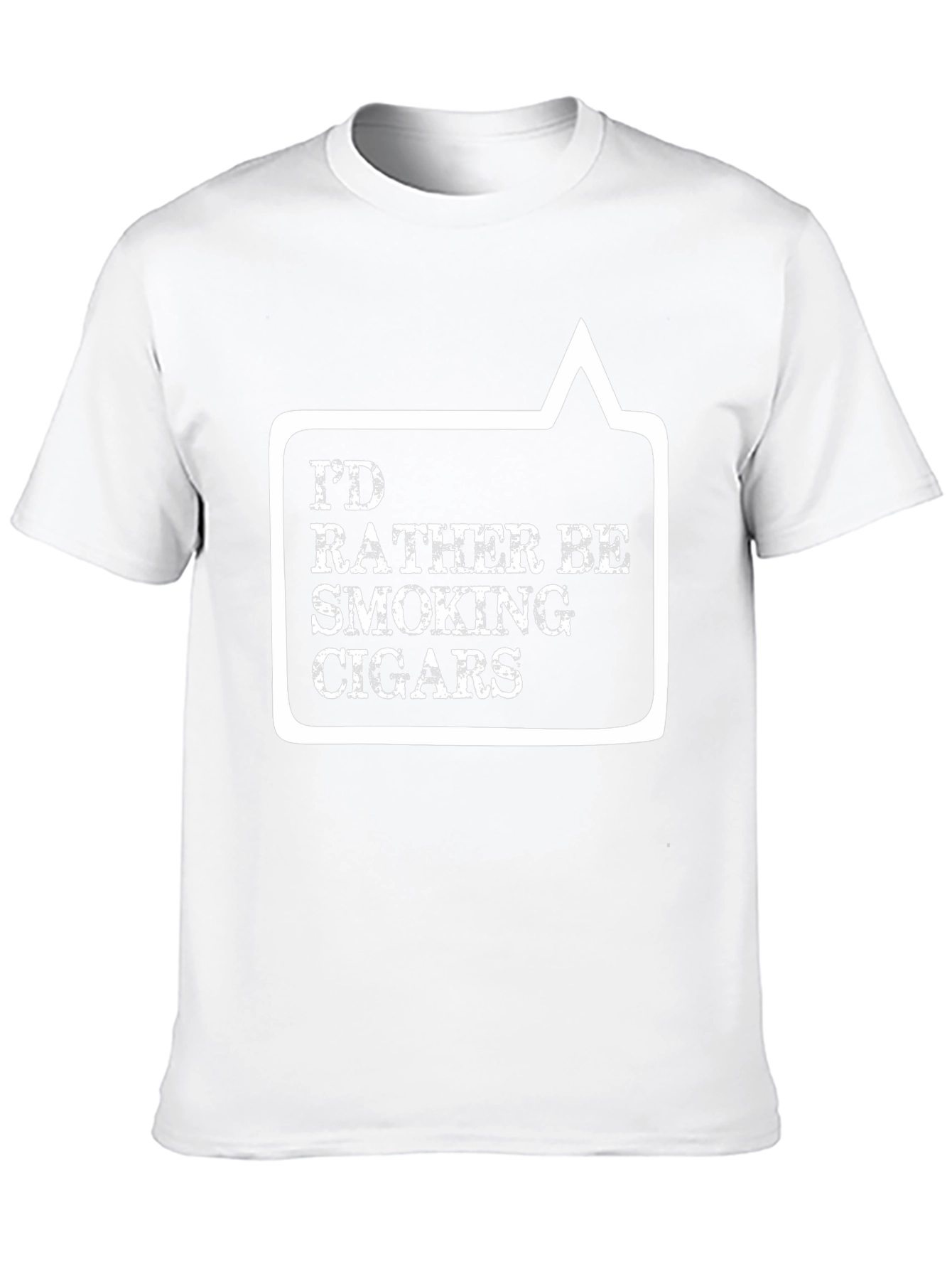 Id Rather Be Smoking Cigars Black T-Shirt