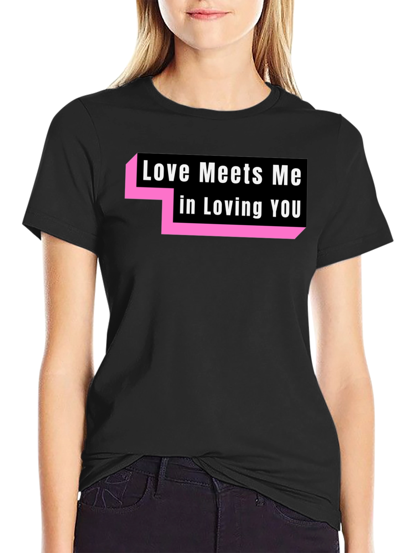Love Meets Me T-Shirt - Trendy Graphic Tee