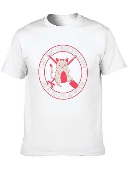 Gardening Cat T-Shirt - Work in My Garden