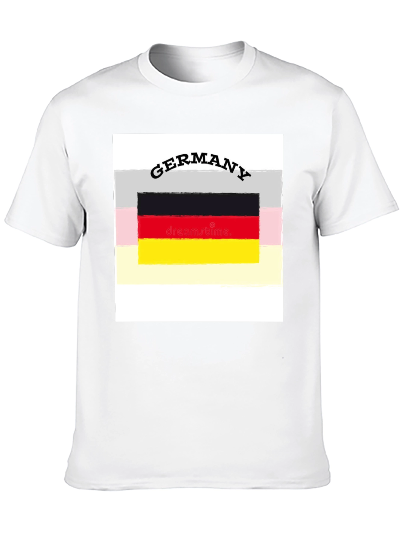 Germany Flag Graphic Tee - Black Unisex T-Shirt