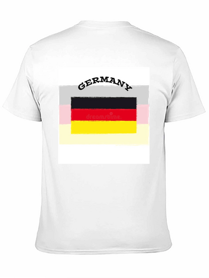 Germany Flag Graphic Tee - Black Unisex T-Shirt