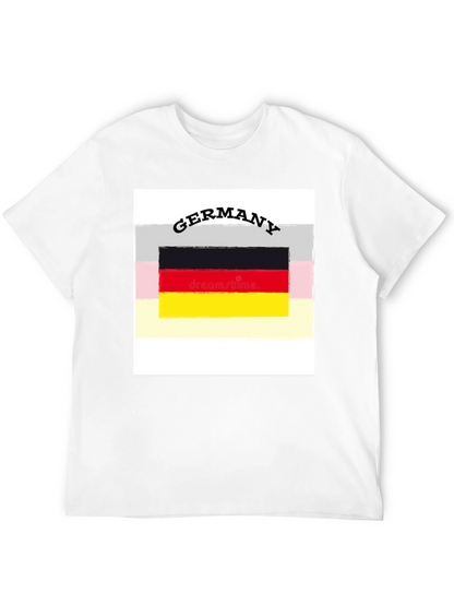 Germany Flag Graphic Tee - Black Unisex T-Shirt