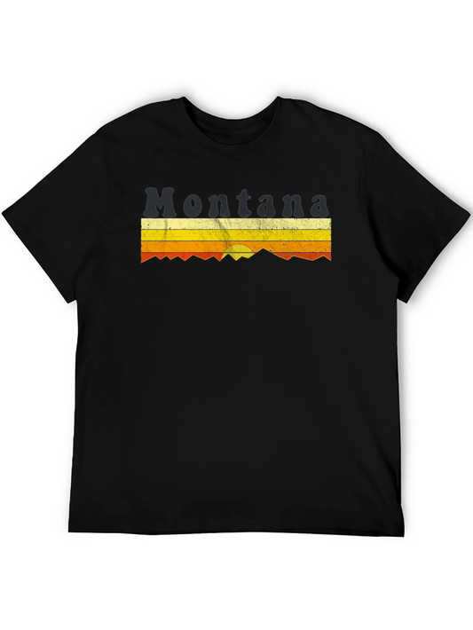 Retro Montana Graphic Tee - Vintage Inspired Unisex T-Shirt