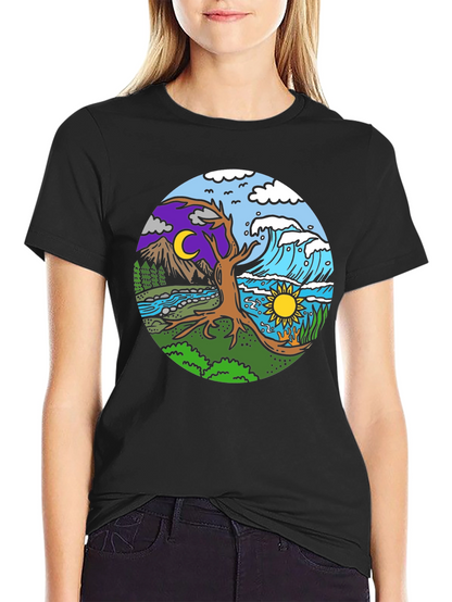 Natures Balance T-Shirt - Day & Night Design