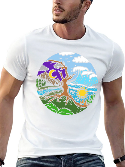 Natures Balance T-Shirt - Day & Night Design