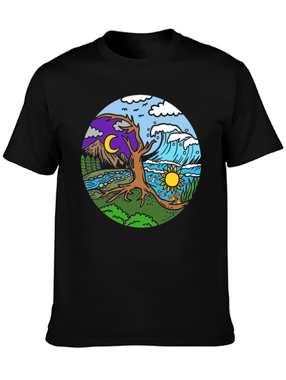 Natures Balance T-Shirt - Day & Night Design
