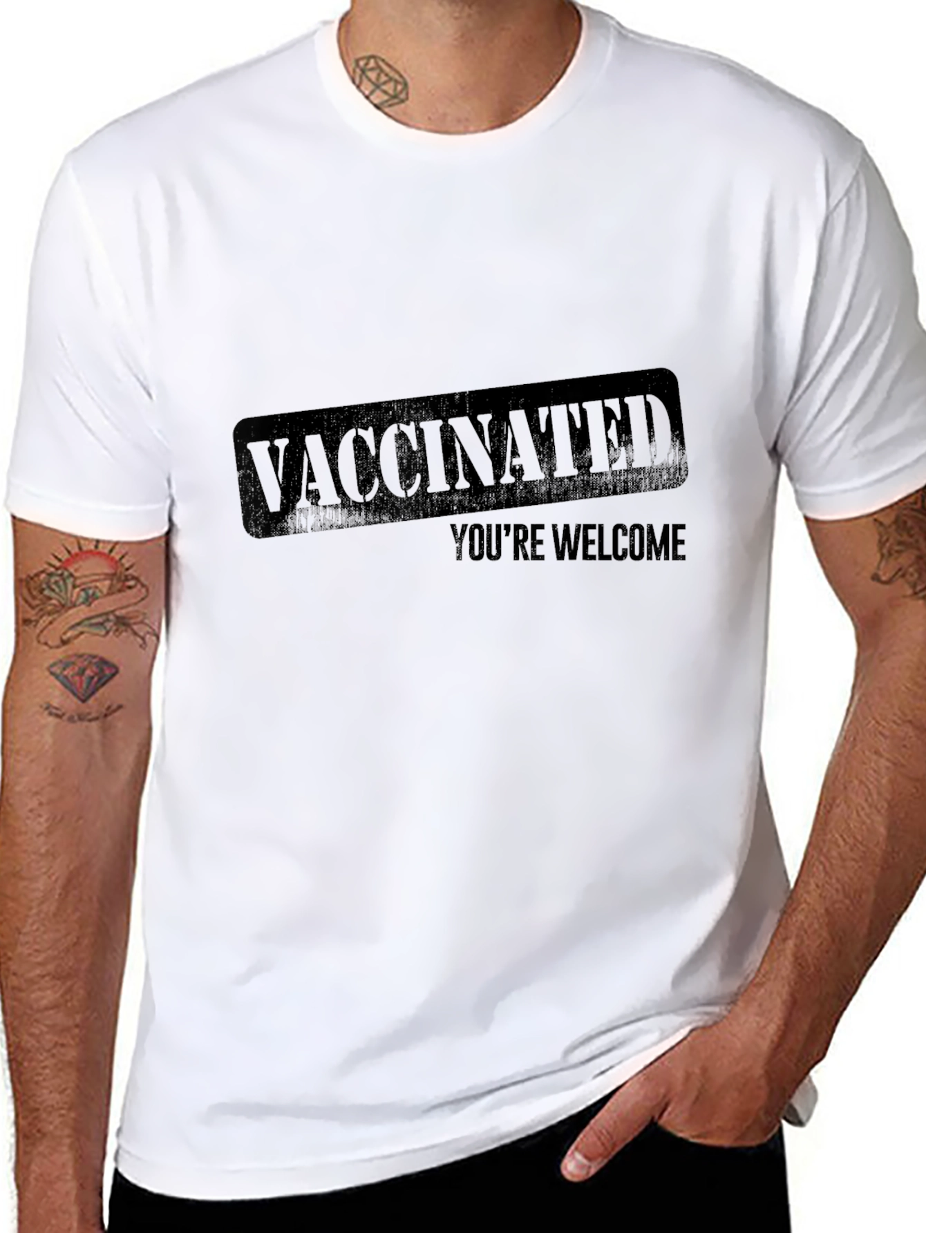 Vaccinated Youre Welcome Graphic T-Shirt