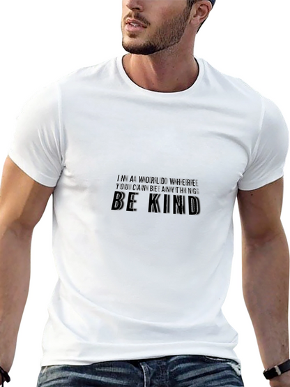 Be Kind Graphic T-Shirt - Soft Cotton Casual Tee