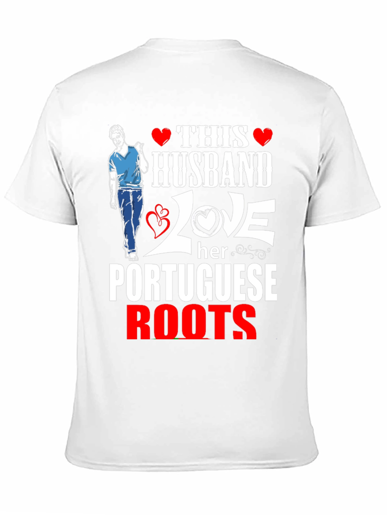 Husband Love Portuguese Roots Graphic Tee