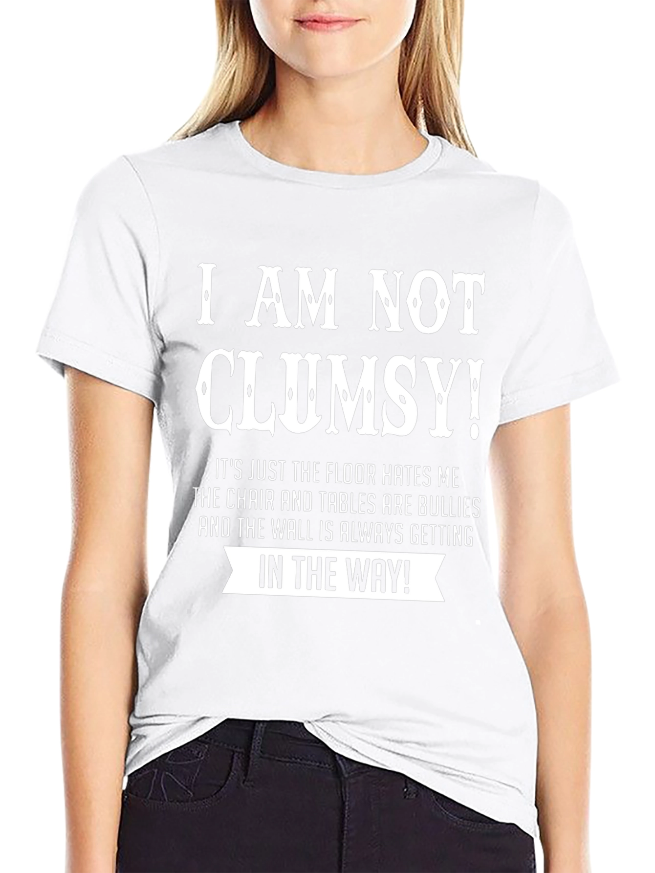 Humorous Clumsy T-Shirt - Floor Hates Me!