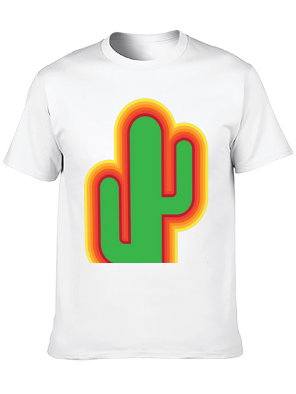 Retro Cactus Graphic T-Shirt