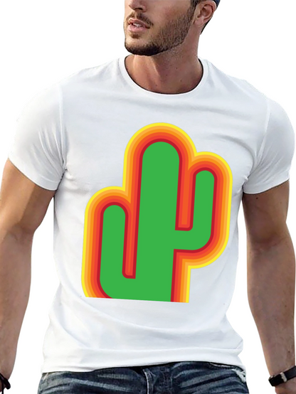 Retro Cactus Graphic T-Shirt