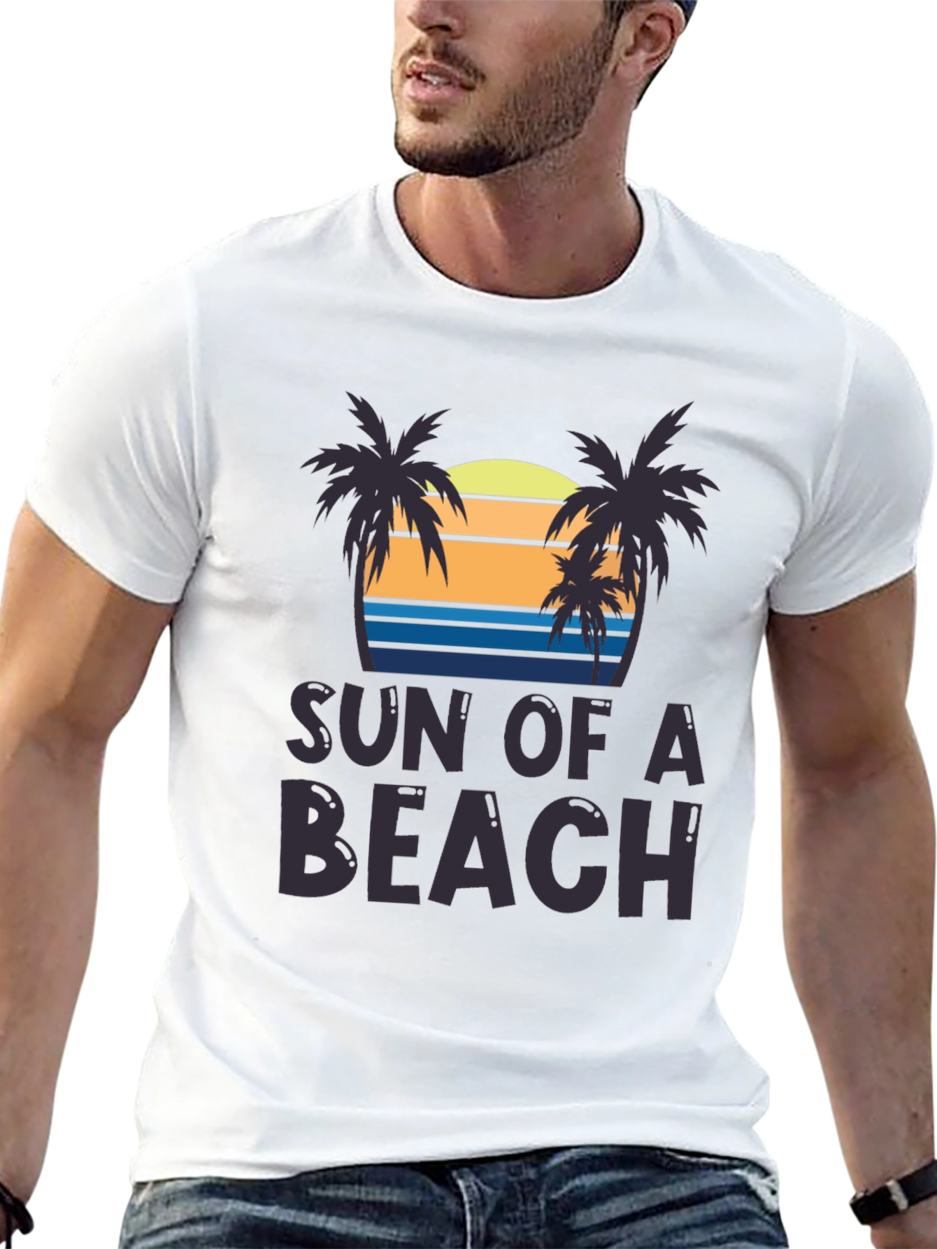 Sun of a Beach T-Shirt - Tropical Vacation Style