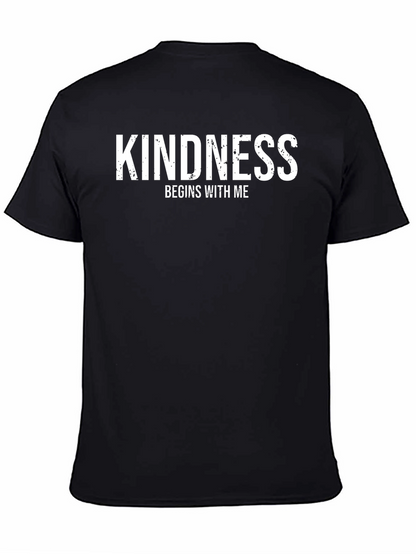 Kindness Begins With Me Black T-Shirt