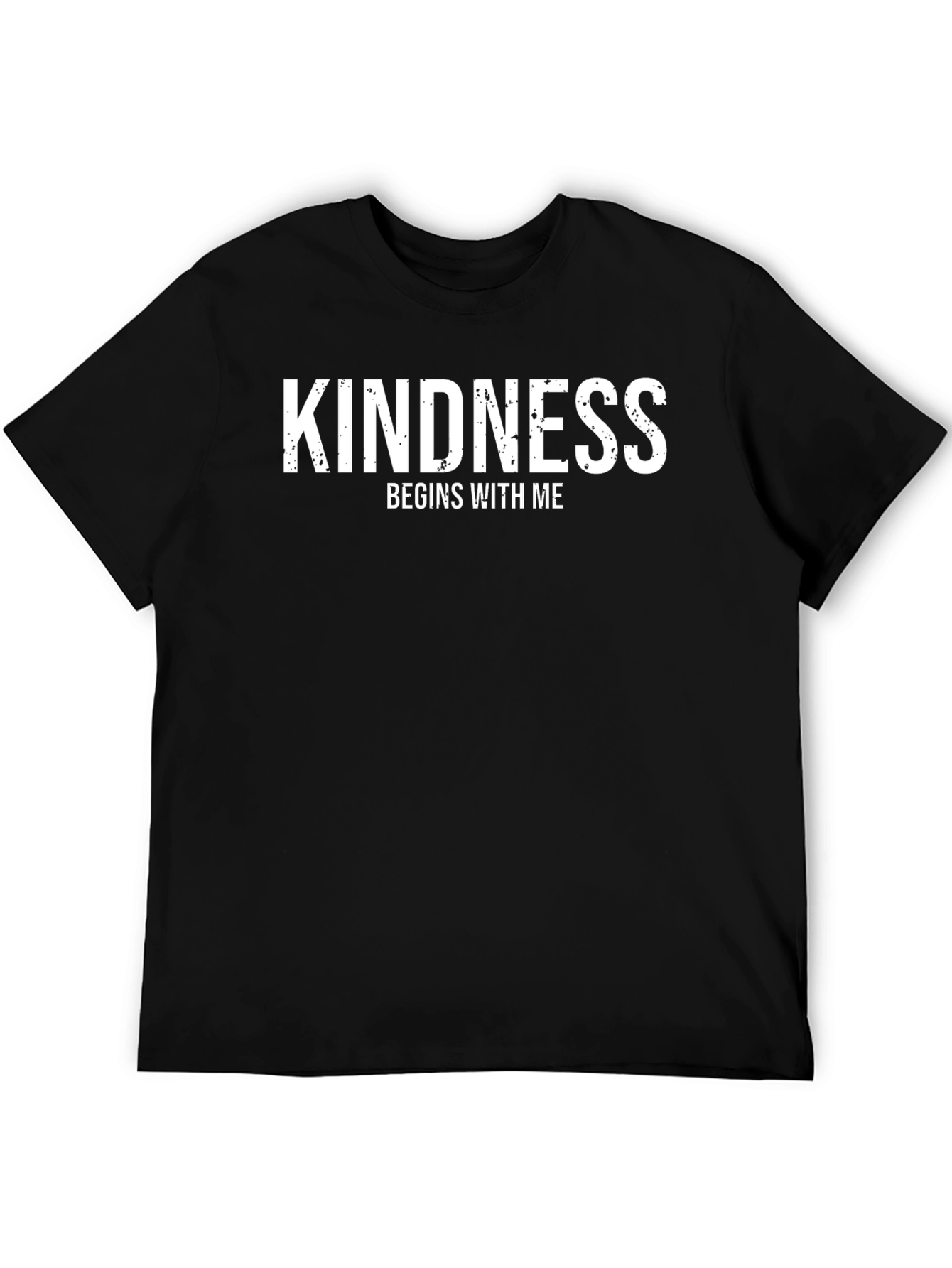 Kindness Begins With Me Black T-Shirt