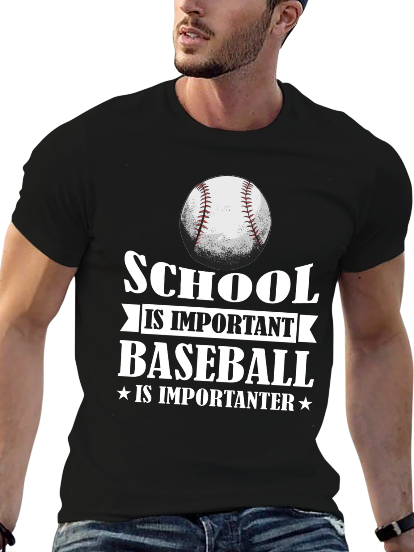 School Baseball Graphic Tee