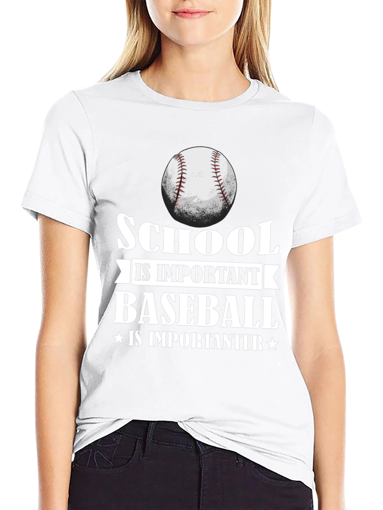 School Baseball Graphic Tee