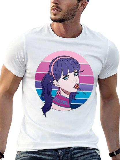 Egirl Aesthetic T-Shirt - Retro Vaporwave Tee