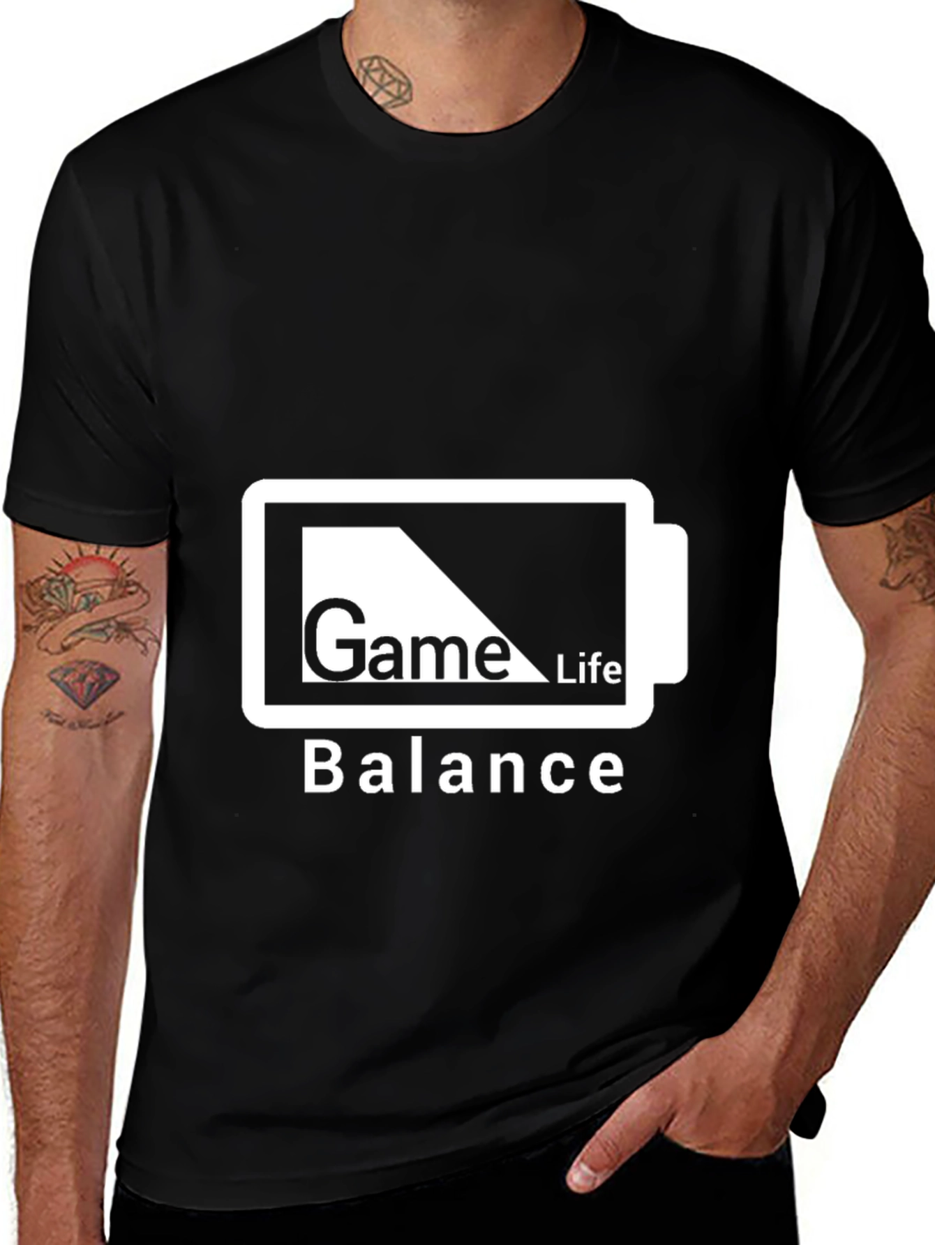 Game Life Balance Graphic Tee