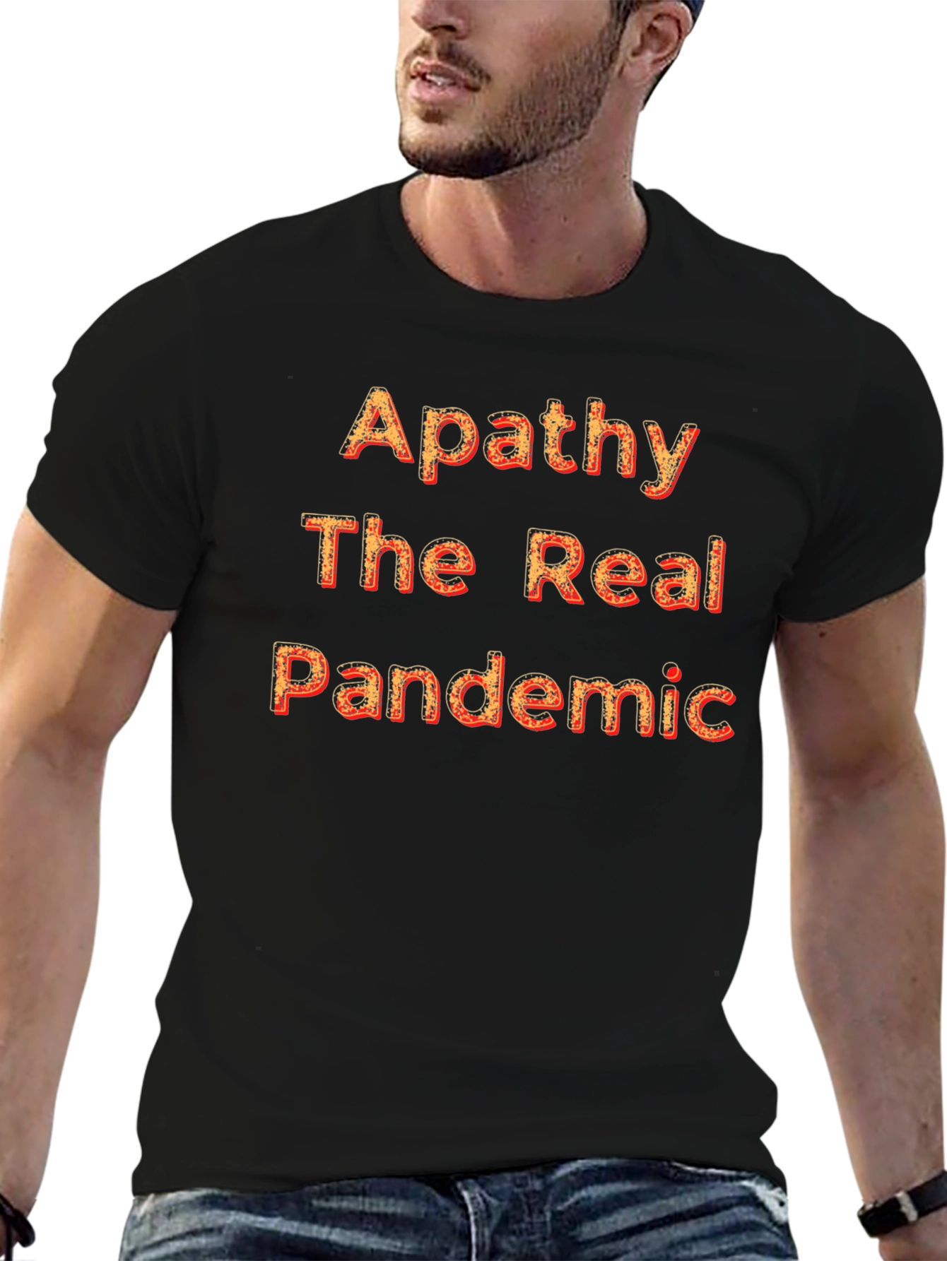 Apathy Pandemic Black Graphic Tee