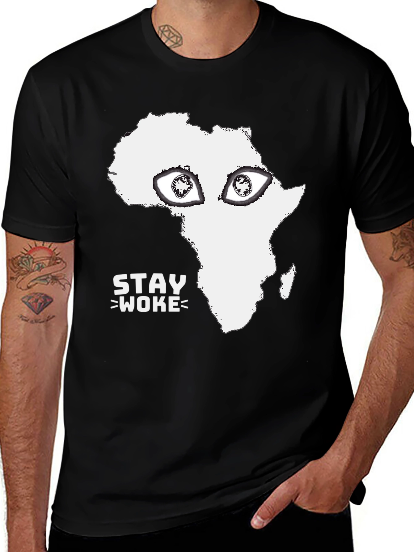 Stay Woke Africa Graphic Tee