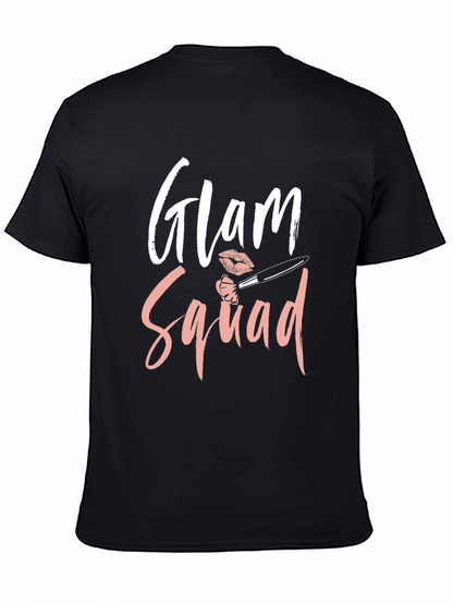 Glam Squad Black Graphic T-Shirt