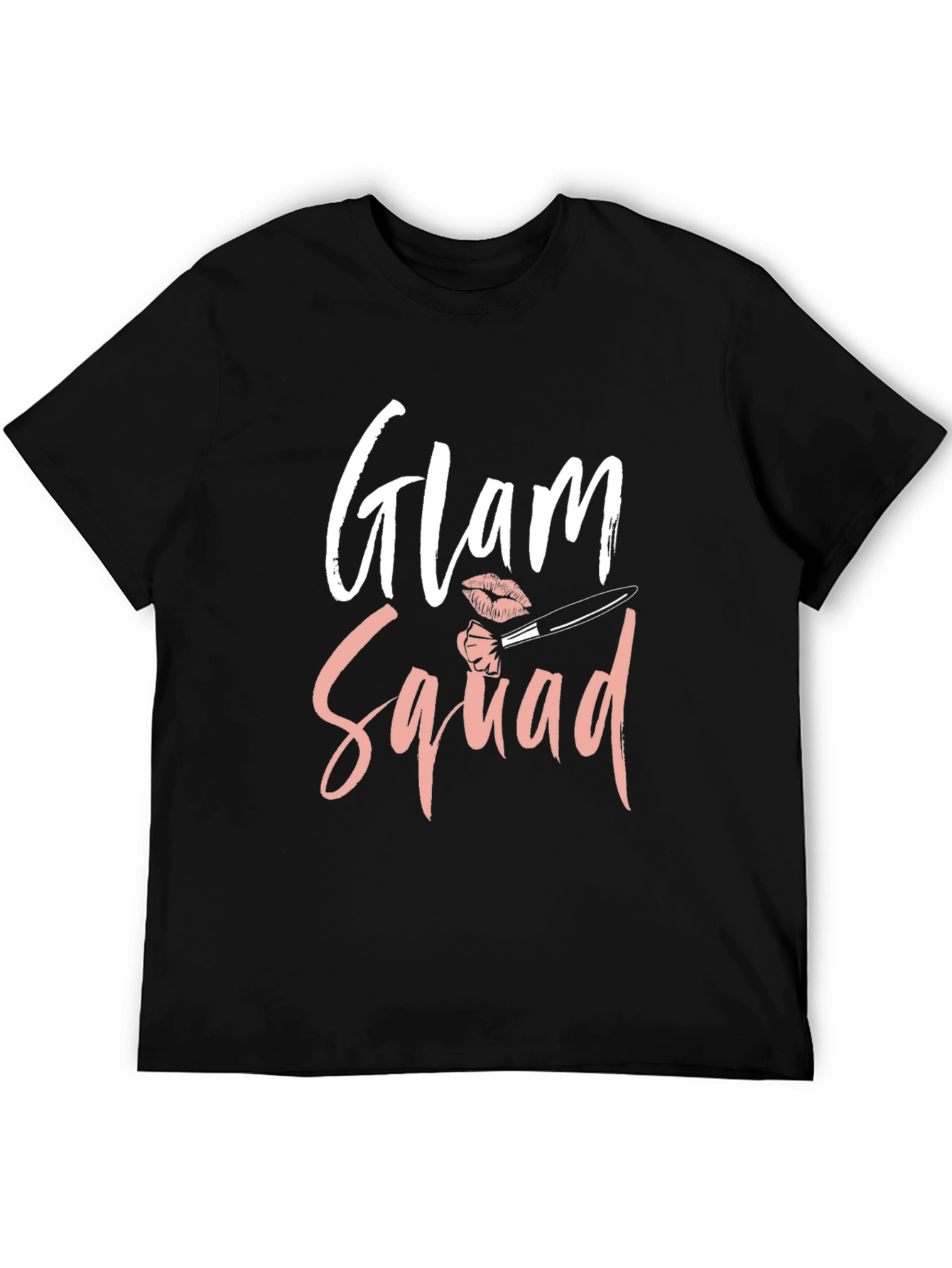 Glam Squad Black Graphic T-Shirt