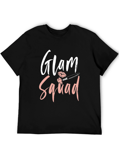Glam Squad Black Graphic T-Shirt