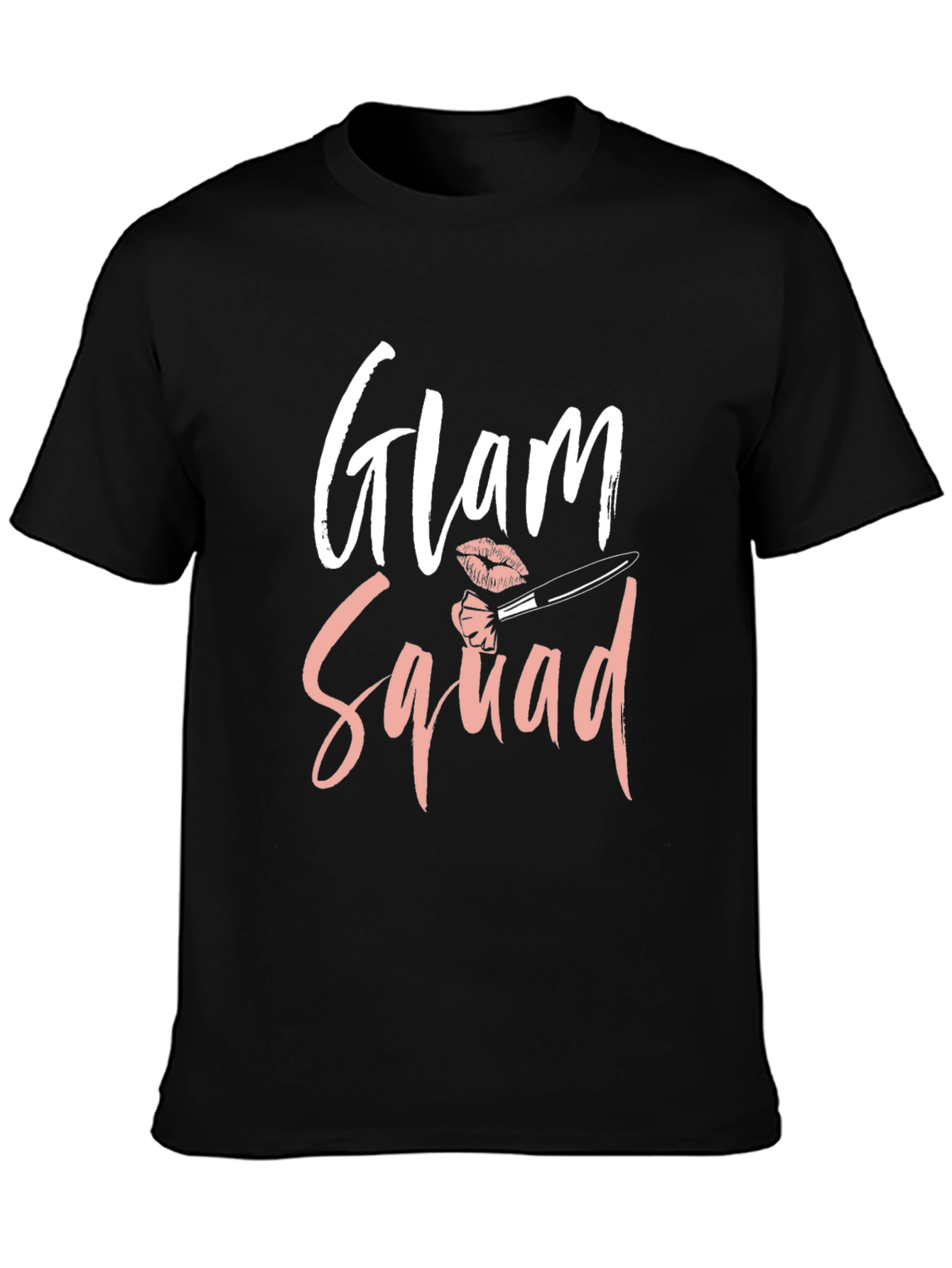 Glam Squad Black Graphic T-Shirt