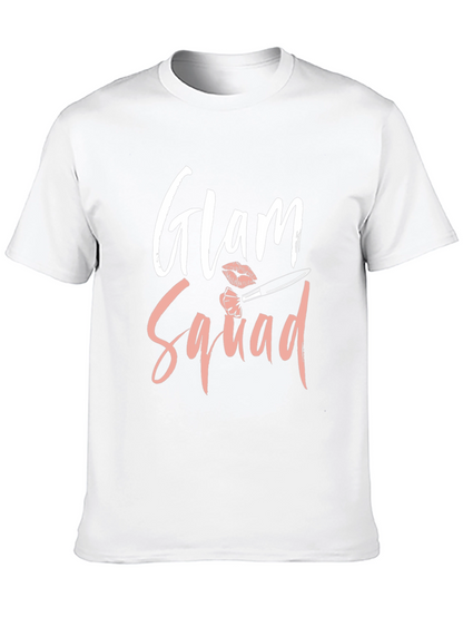 Glam Squad Black Graphic T-Shirt