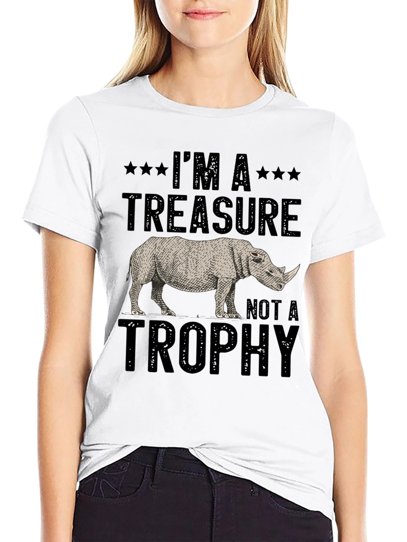 Rhino Treasure T-Shirt - Wildlife Conservation Tee