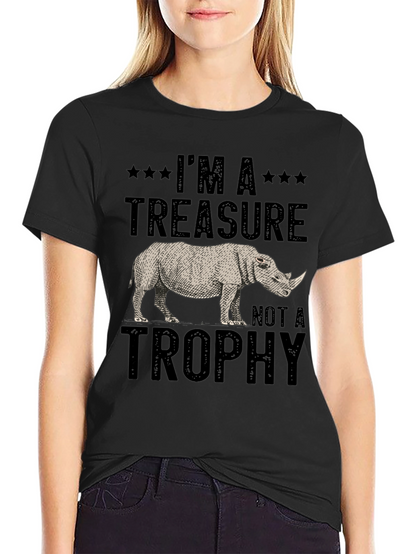 Rhino Treasure T-Shirt - Wildlife Conservation Tee