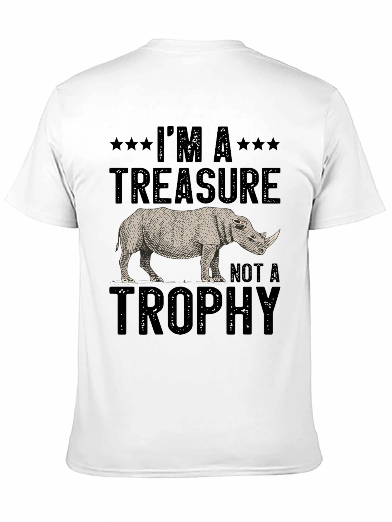 Rhino Treasure T-Shirt - Wildlife Conservation Tee
