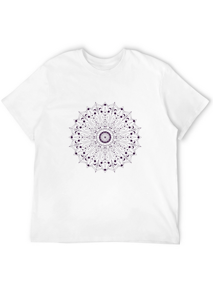 Black Mandala Graphic Tee - Unique Design