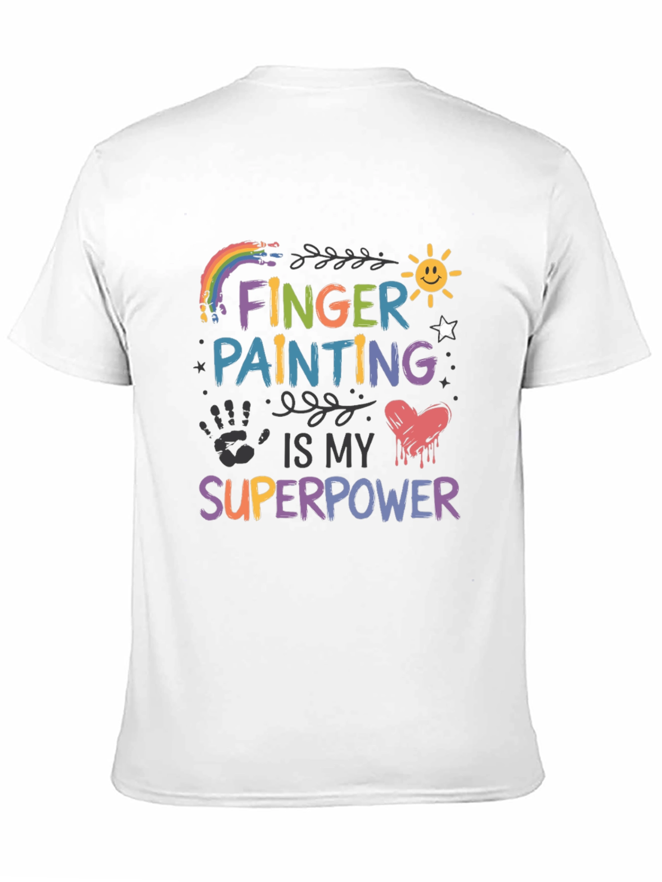 Finger Painting is My Superpower Graphic Tee