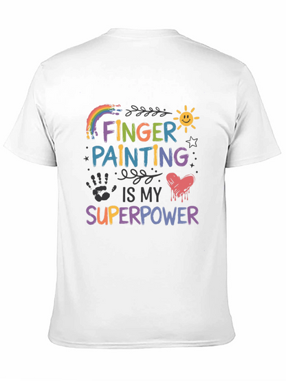 Finger Painting is My Superpower Graphic Tee