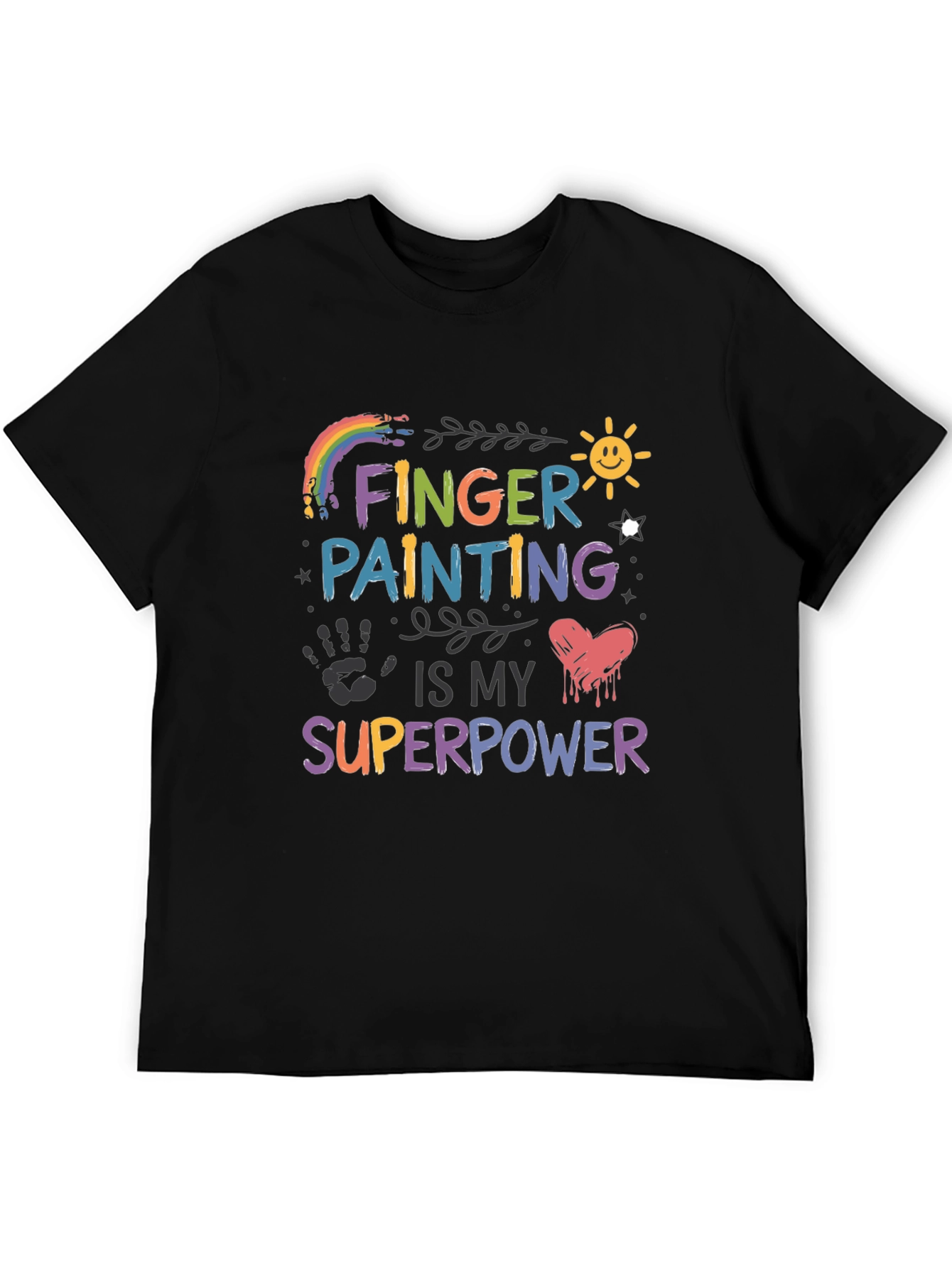 Finger Painting is My Superpower Graphic Tee