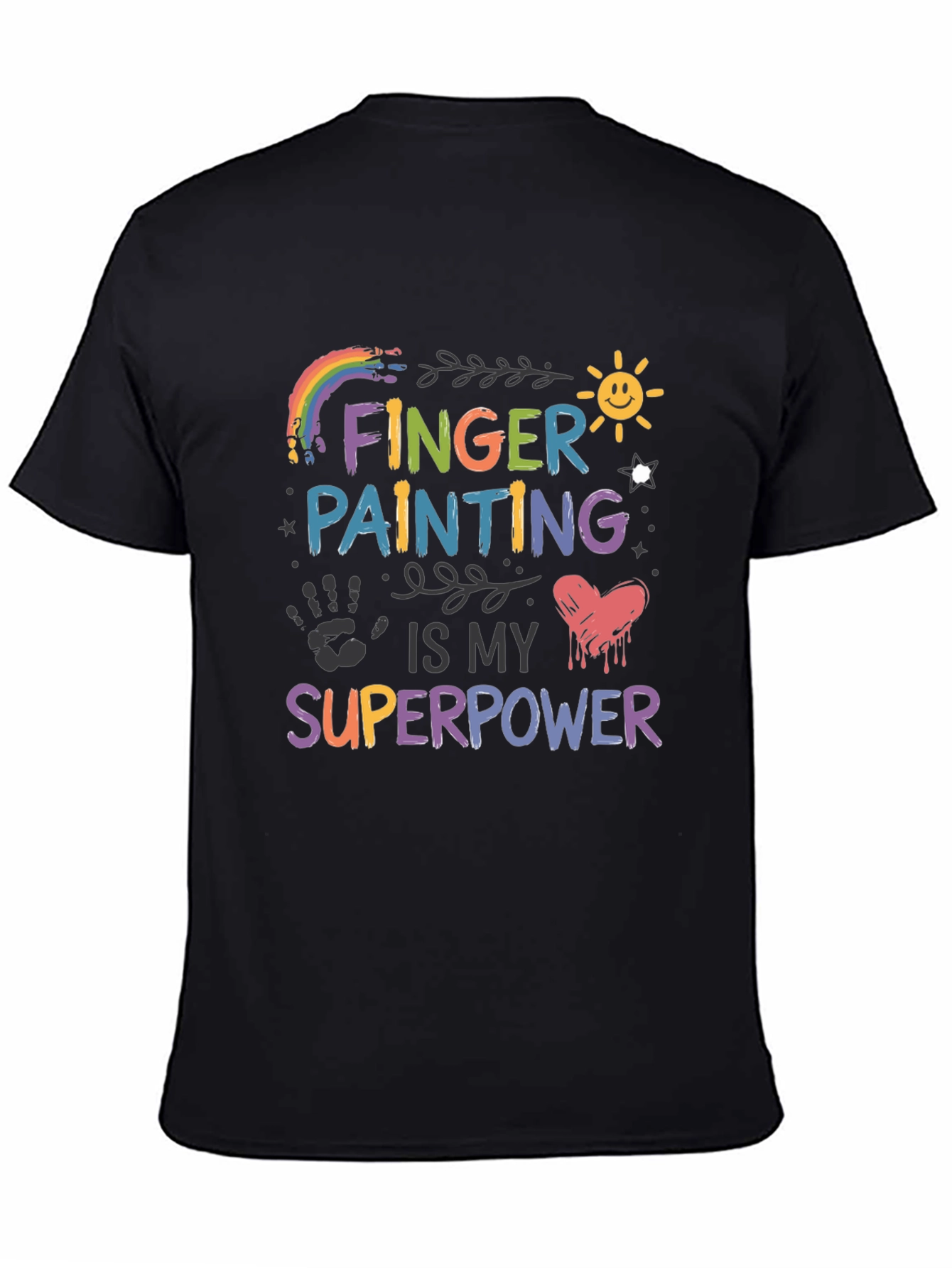 Finger Painting is My Superpower Graphic Tee