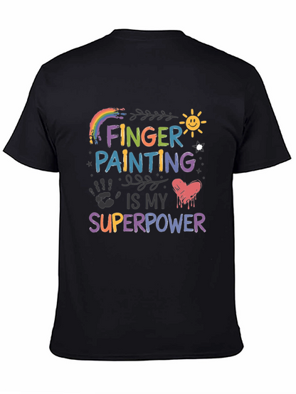 Finger Painting is My Superpower Graphic Tee