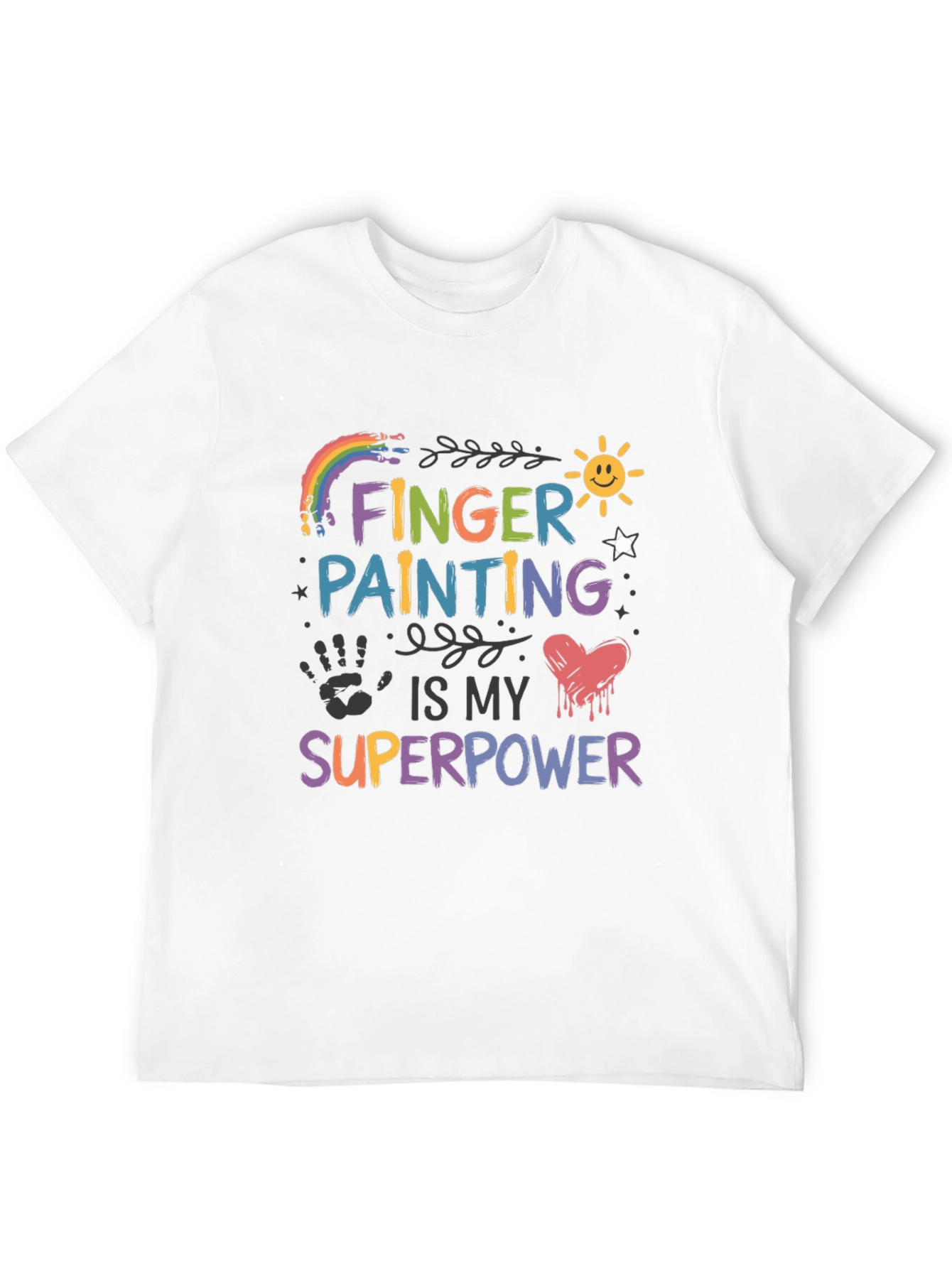 Finger Painting is My Superpower Graphic Tee